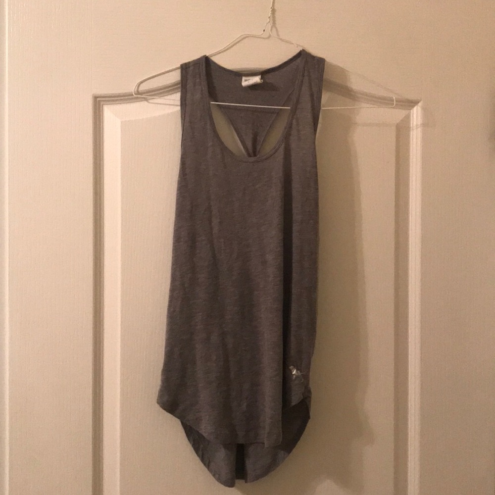 Pink twist back tank